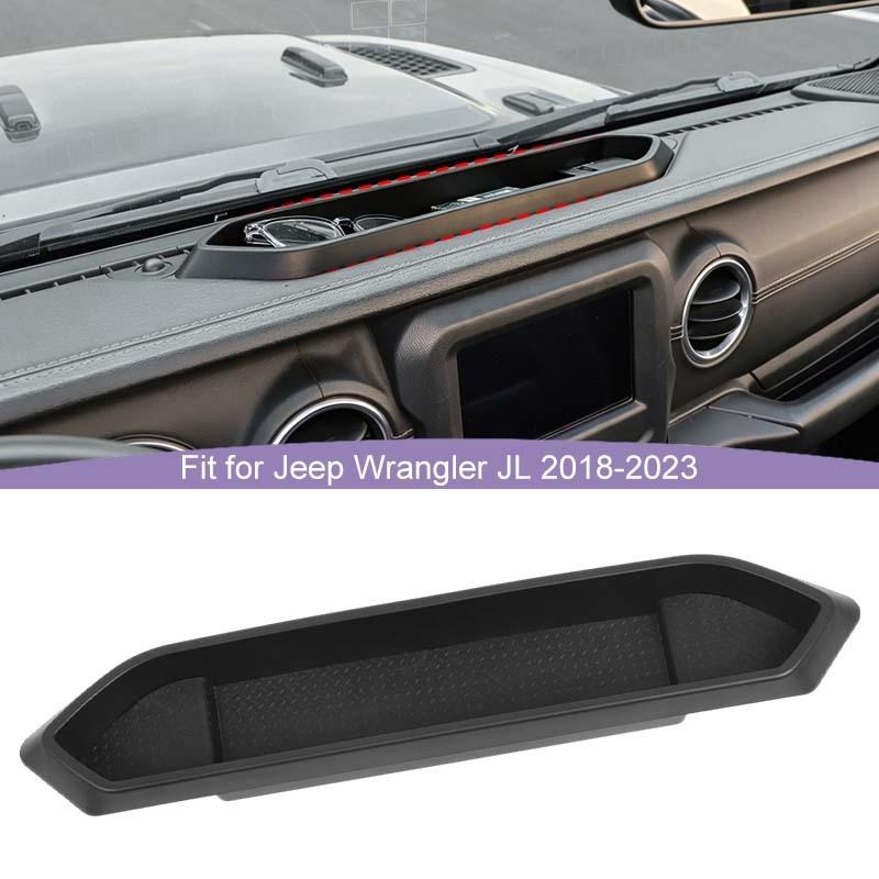  Central Control Panel  Organizer Storage Box Container For Jeep Wrangler JL JT Gladiator2018-2023 Stowing Tidying Accessories