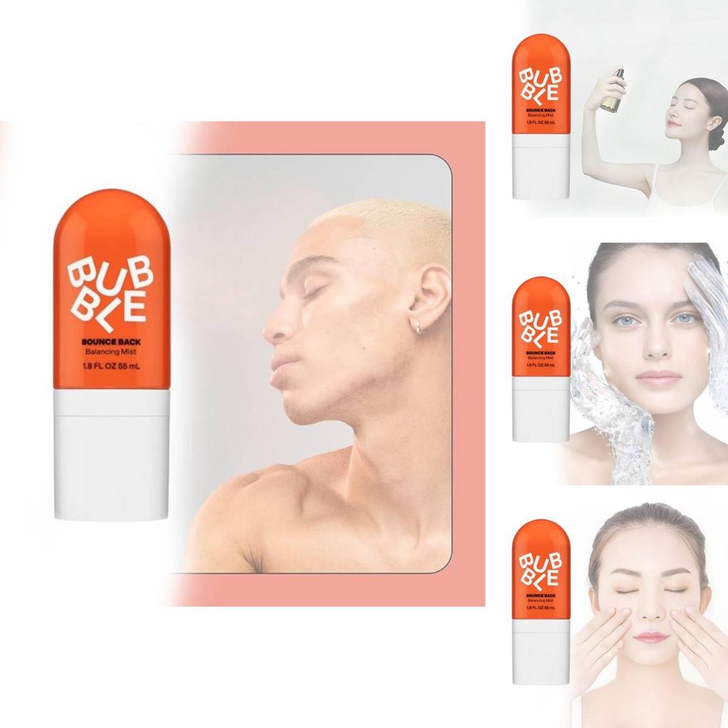 Refreshing Bubble Rebound Balancing Facial Mist Hydrating Skin Toner 55ml For Radiant Glow