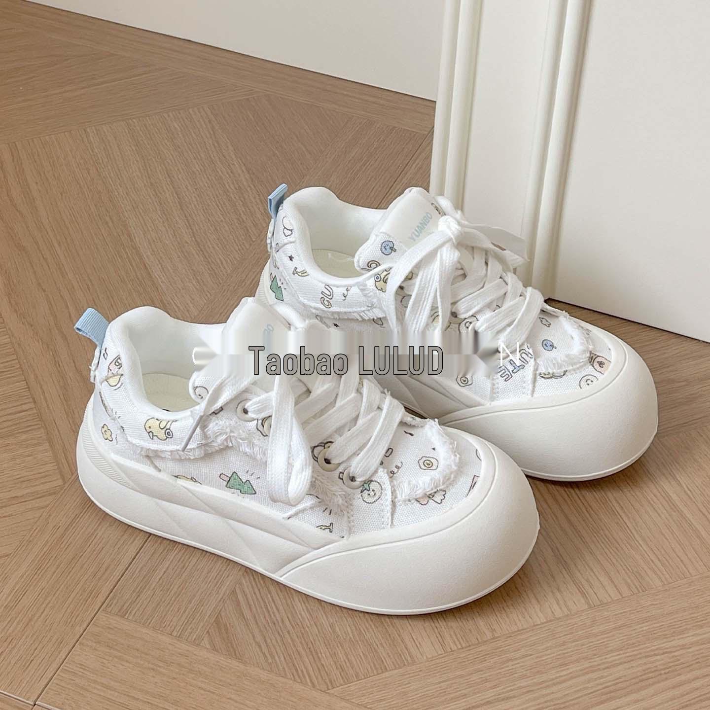 

Женские летние парусиновые кеды 2025 - на толстой подошве, дышащие, универсальные, увеличивающие рост, низкие, повседневная спортивная обувь 39 синий/белый