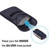 Wisdompro Radio Wave Blocking Pouch, Smart Key Case, RFID Blocking,
