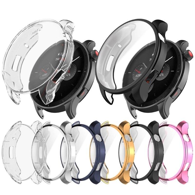 

Чехол для Amazfit GTR4 / Amazfit GTR 4 Pro TPU Покрытие Корпус Ударопрочная крышка Все вокруг Защитная оболочка бампера