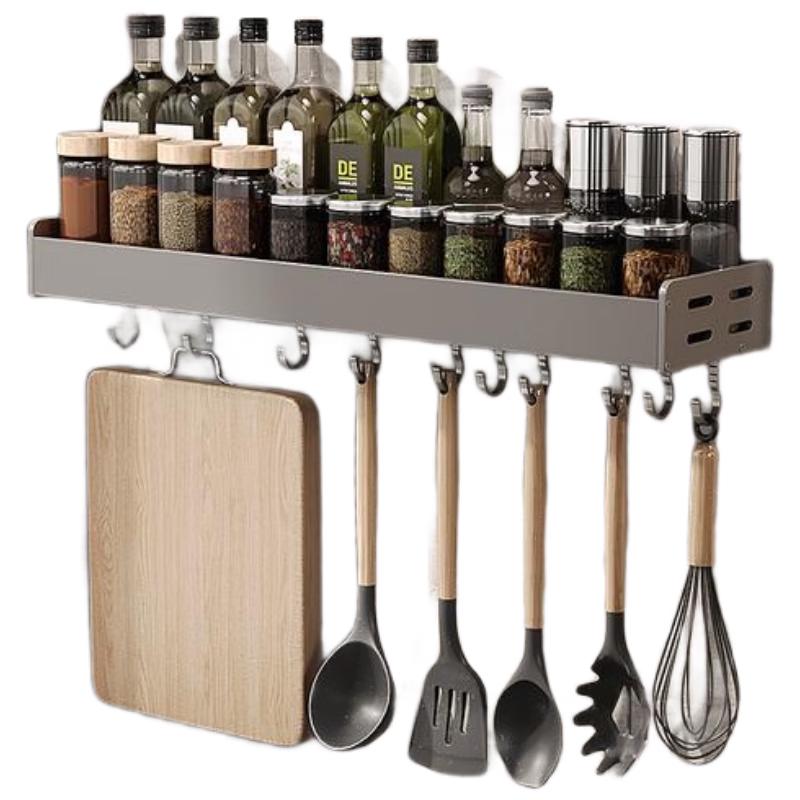 HANDUNYOU Kitchen Wall-Mounted Storage Rack