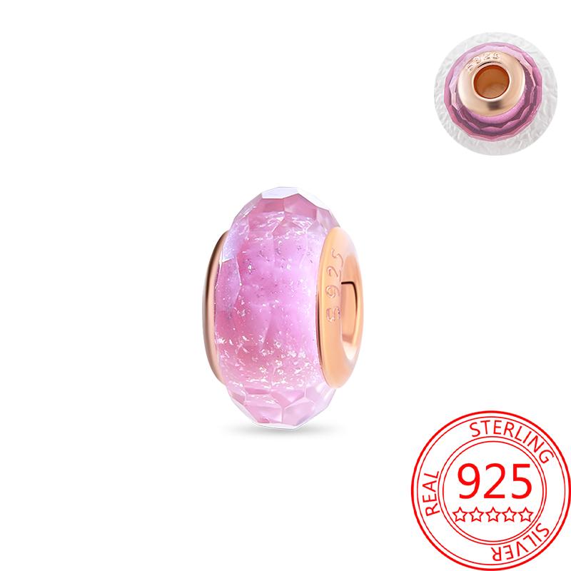 Koperen, echt roségouden, roze octopus, zomerschildpad, hartvormige hanger, geschikt voor originele armbanden, kettingen, armbanden voor meisjes