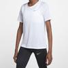 Nike Dri-Fit Tailwind Short Sleeve Running T-Shirt Women Tops White 890192-100