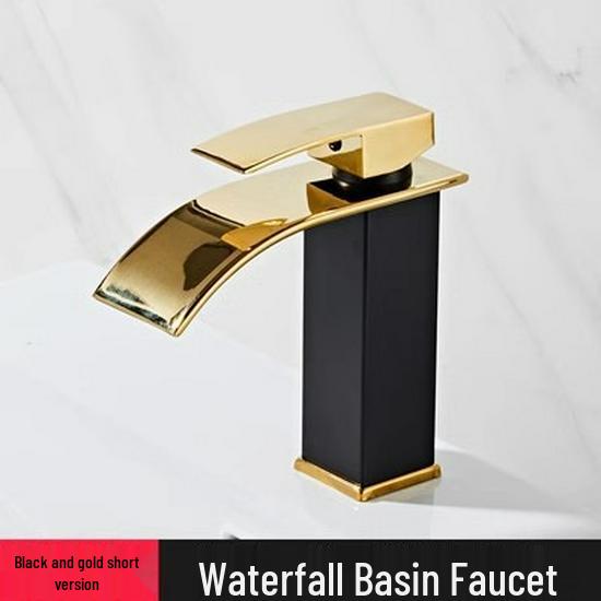 Hot & Cold Dual Use Waterfall Bathroom Sink Faucet