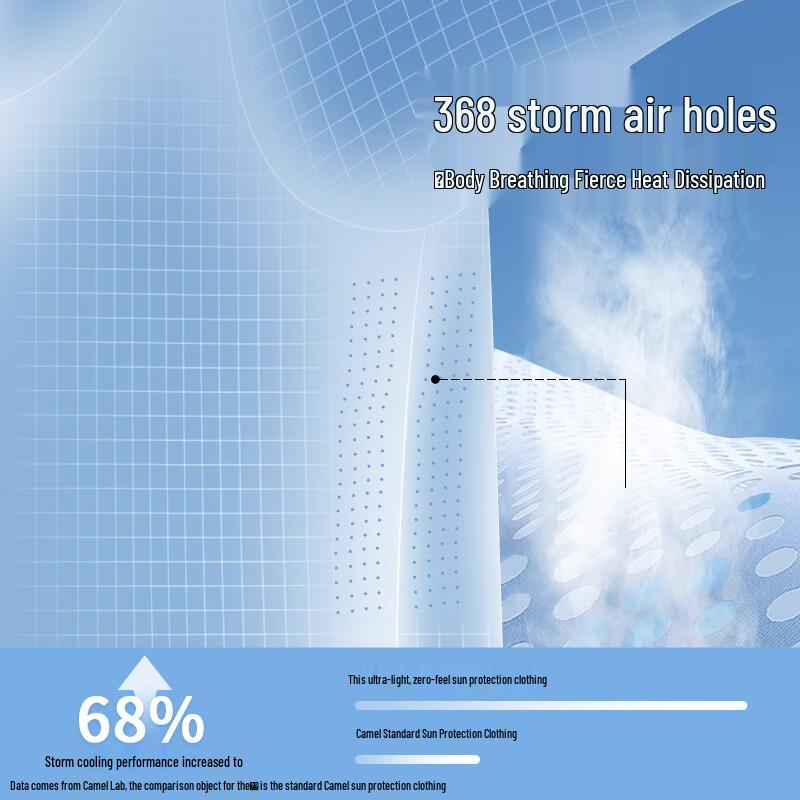 CAMEL Men's Ice Silk UPF50+ Sun Protection Hooded Jacket