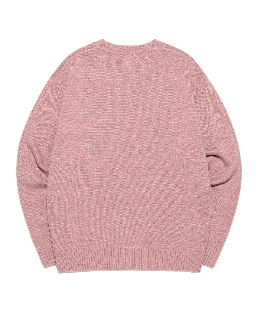 LEE Big Twitch Logo Knit Pink