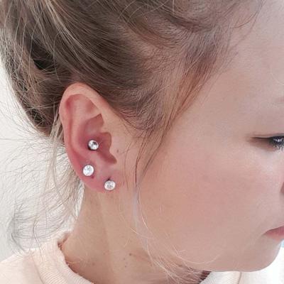 6mm kubisches Piercing