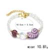 Sommer-Meeresurlaub Muschel Sterne Bunter Kies Kristall Perle Natürliches Süßwasserarmband