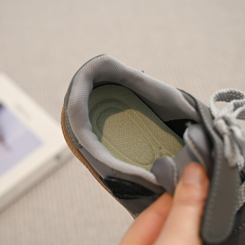 PU Leather Sneakers for Children Comforthable Walking Shoes Trend Boys Sport Sneakers Girl Casual Tenis Shoes School H09244