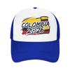 Kolumbien Fußballspiel Netz-Baseballkappen Unisex Sonnenhüte USA Kanada Mexiko Fußballkappen Verstellbare Sommer-Trucker-Kappen