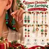 Star Women Christmas Tree Earrings Snowflake Holiday Earrings  Holiday Celebration