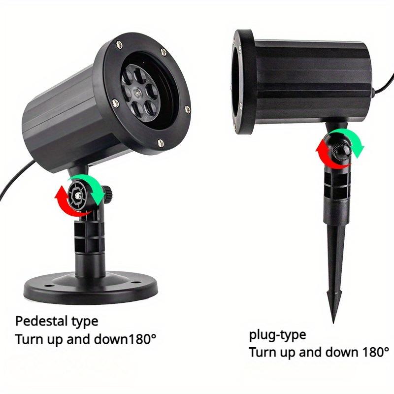 Vánoční projekční světelná venkovní dekorace, vánoční projekční holografická dekorace, 16 kusů vánoční slideshow