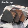 Men's Short Wallet Thin Multi-Card Wallet Youth Horizontal Open Wallet