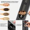 Adjustable Electric Pepper Grinder with LED Light Automatic Ceramic Spice Mill for Fine and Coarse Grinding