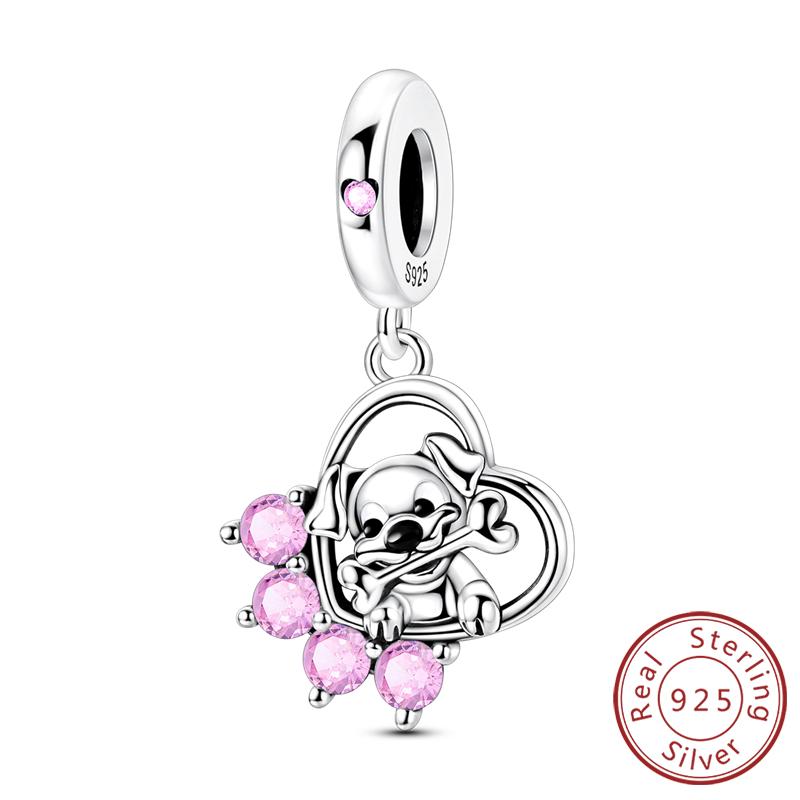 New Copper Charms Luminous Whale Turtle Bear Charm Beads For Original Bracelet Pendant Women Girl Diy Jewelry Gift