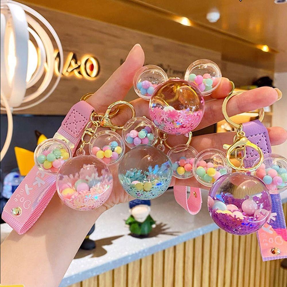 

Жидкий брелок Зыбучие пески Брелок Рюкзак Подвеска Головка мыши Брелок Жидкая снежинка Брелок