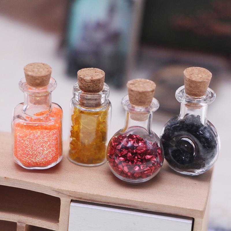 

1Комплект 1:12 Кукольный домик Миниатюрная Симуляция Магическое Зелье Руда Бутылка Мебель Домашняя Модель Декор Игрушка Аксессуары для Кукольного Домика as the picture