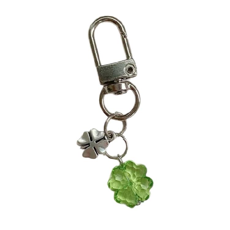 Versatile Use Four Leaf Clovers Phone Chain Multipurpose Phone Lucky Charm Keychain for Keys and Wallets Accessory