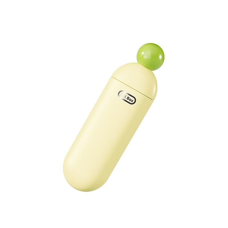 Mini Portable Pill Organizer Colorful 3 Spaces Small Pill Case Travel Medicine Organizer Pocket Vitamin Supplement Fish Oil Box