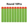 EVA Soft Bullet Round Suction Head Refill Darts Bullets for Gun Kids Toy Guns Accessories Bullets for Series Blasters Xmas