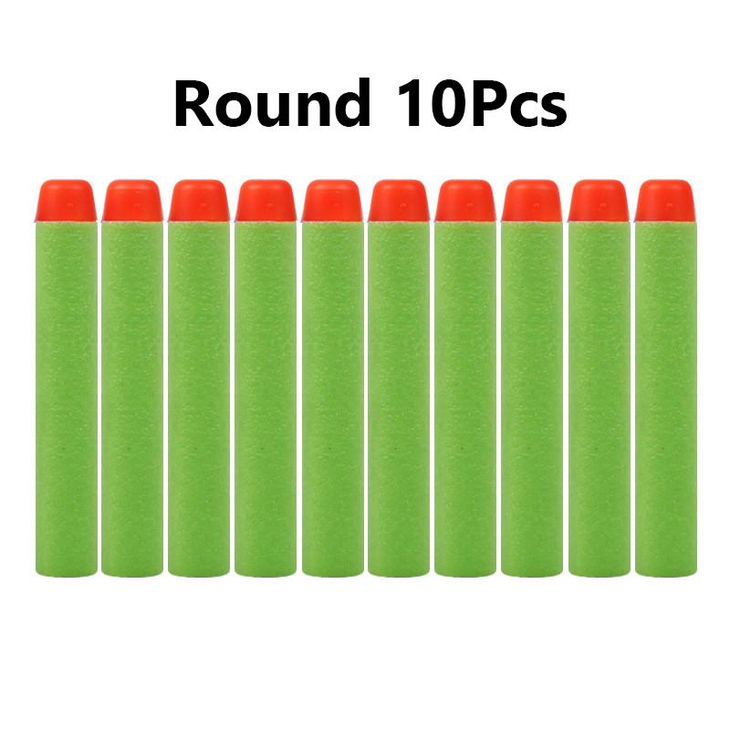 EVA Soft Bullet Round Suction Head Refill Darts Bullets for Gun Kids Toy Guns Accessories Bullets for Series Blasters Xmas