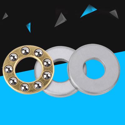 10 pièces Roulement axial Miniature Haut Plat Ensemble de roulements en acier (F8-16M 8x16x5mm)