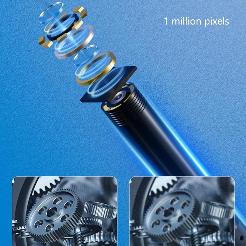 Inspection Camera Endoscope with LED Light IP67 Waterproof Camera for Auto Inspection Industry Borescope Scope Camera