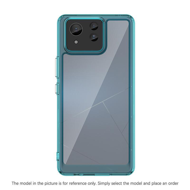 Przezroczyste etui PMMA do Asus Zenfone 11 Ultra 10 9 Zenfone11Ultra Zenfone10 Zenfone9 TPU Kolorowa miękka ramka Twarda obudowa