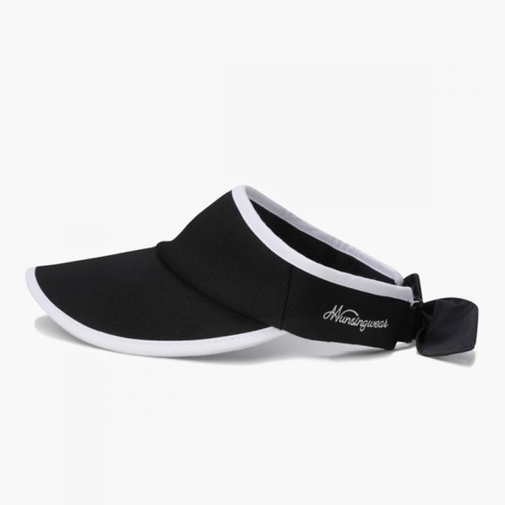 Munsingwear Women Ribbon Mesh High Visor Black Mq322lcp73