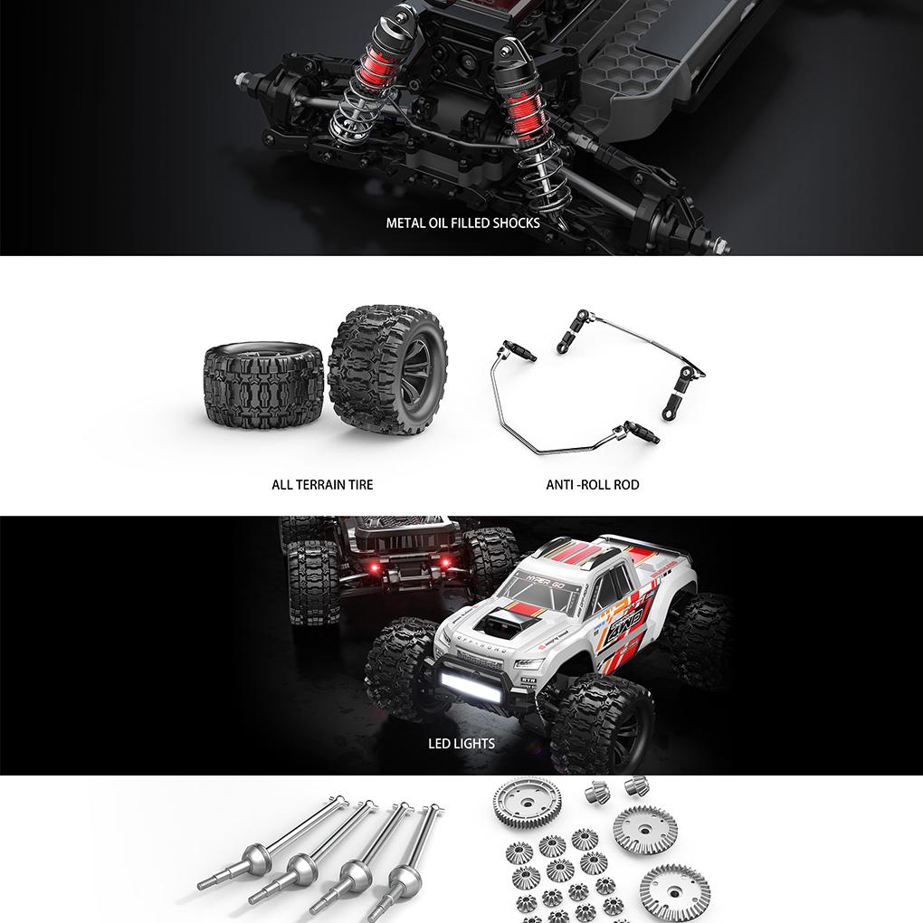 1/10 MJX Hyper Go 10208 V2 Remote Control Car High Speed Brushless Rc 4x4 Off Road Rc Drift Car Toy Car Upgrade Par