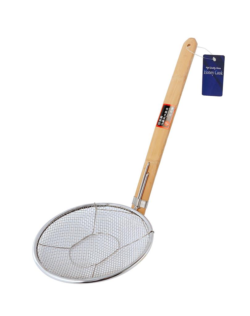 PRO SERIES Commercial Soba Vertical Handle 21cm Bamboo-Handled Fryer, (L),