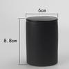 Black Ceramic Tea Can Sealed Candy Nut Box Creative Jewelry Cotton Swab Box Portable Kung Fu Tea Set Retro Kitchen Container New