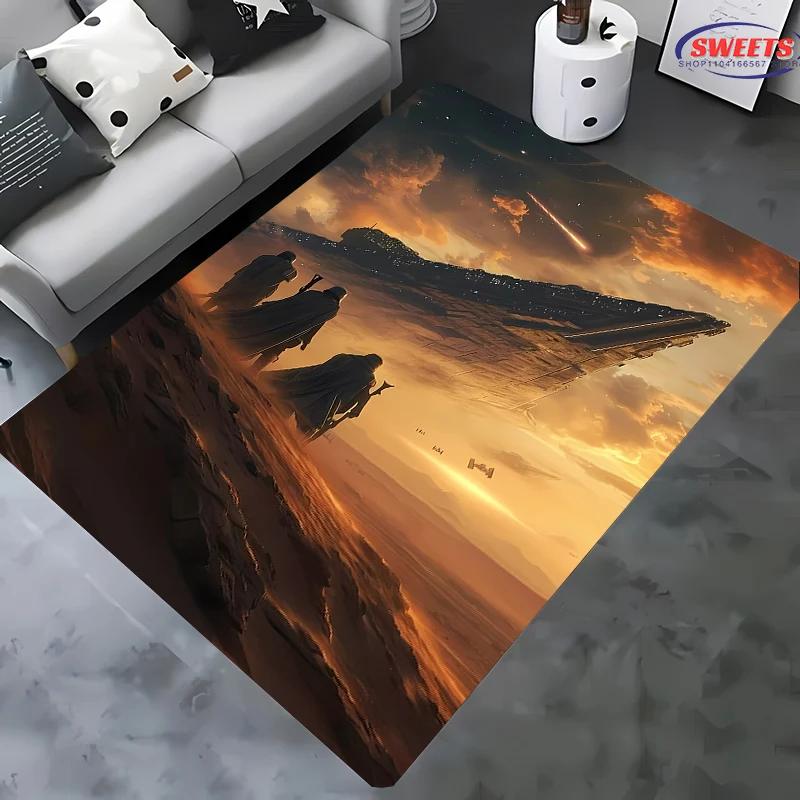 Military Battleship Theme Carpet, Battleship Spaceship Print Living Room Bedroom Mat,Modern Style Rug Battleship Lovers Gift Mat