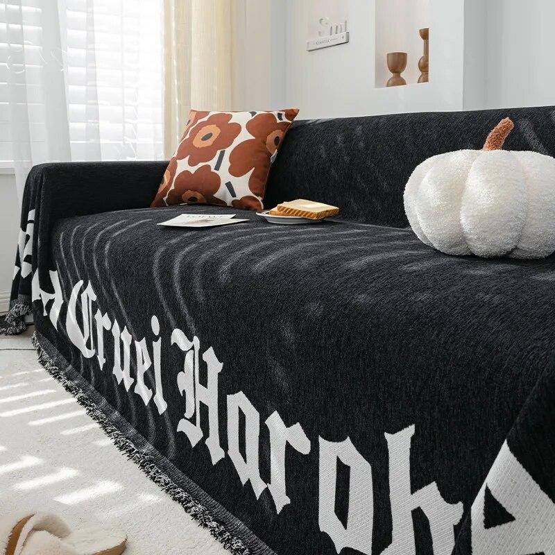 Sofa Cover Chenille Sofa Towel Blanket Couch Cover Universal Anti-cat Scratch Sofa Cover for Living Room 1/2/3/4 Seater