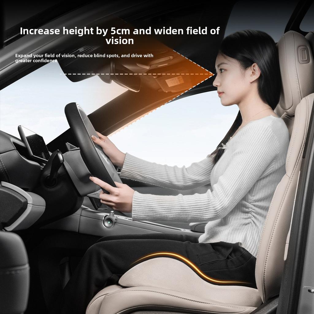 All-season Breathable Material Scientifically Zoned U-shaped Anti-slip Car Seat Cushion Comfortable Memory Foam Car Seat Cover