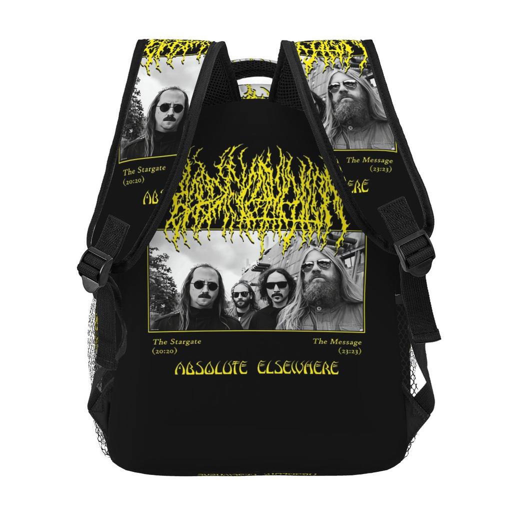 Blood Incantation Student Backpack School Bag Hiking Travel Daypack for Men Women Fashion Bookbag Shoulder Bags