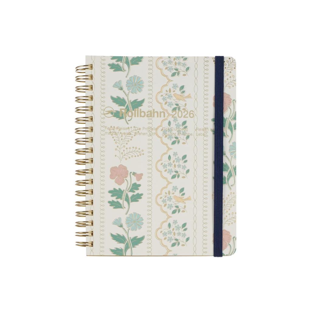 [Delfonics Planner 2026 Edition / Starting October 2025] Rollbahn Lace Large Monthly Planner (Cream)