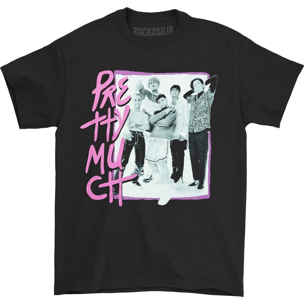 

Men s PRETTYMUCH Purple Teal Logo T-shirt Black XL