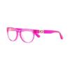 Versace Logo plate details acetate oval optical glasses children's rose 5695668 VK3323U5375-rose red 47