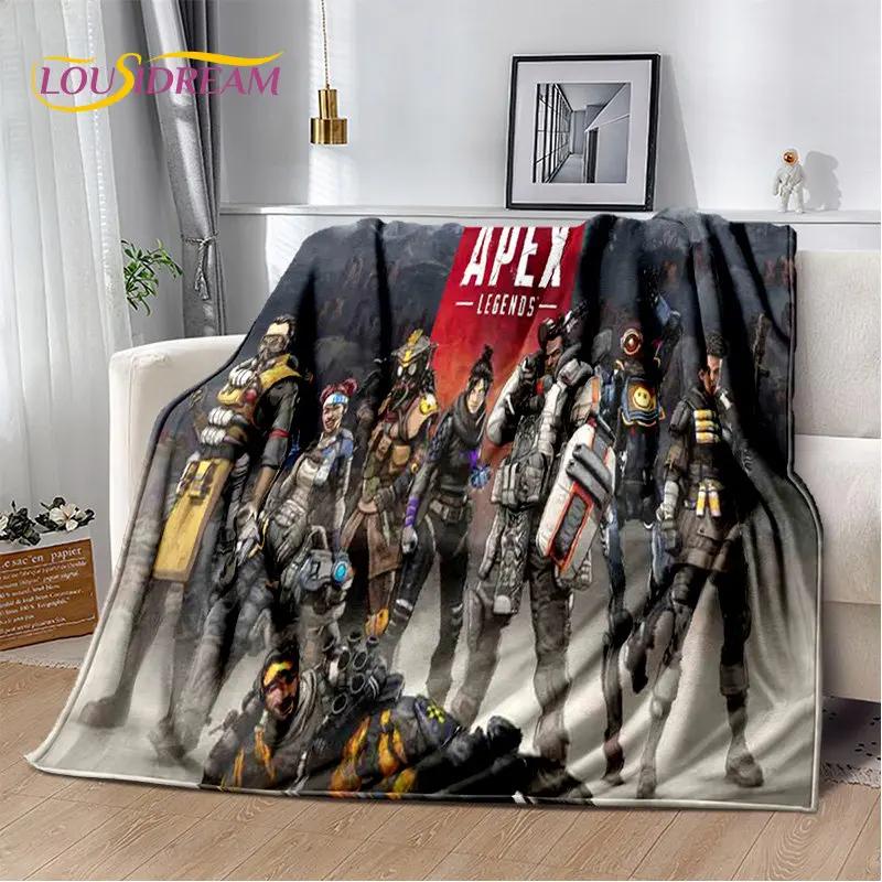A-Apex Legends Game Gamer Cartoon Soft Plush Blanket,Flannel Blanket Throw Blanket for Living Room Bedroom Bed Sofa Picnic Cover