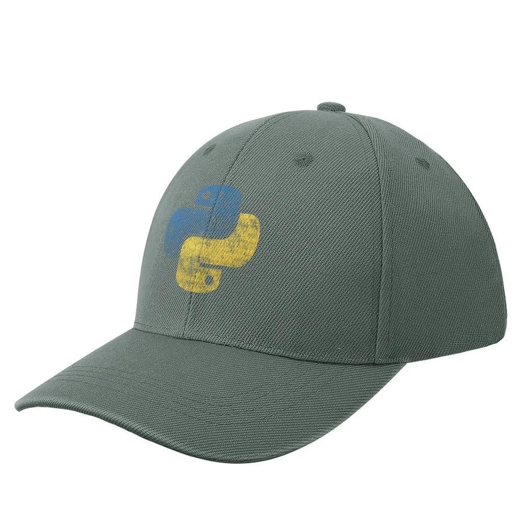 Python Logo - Programmiersprache Baseballkappe Gollff Hut Schaumparty Hut Designerhut Unisex Kappen Damen