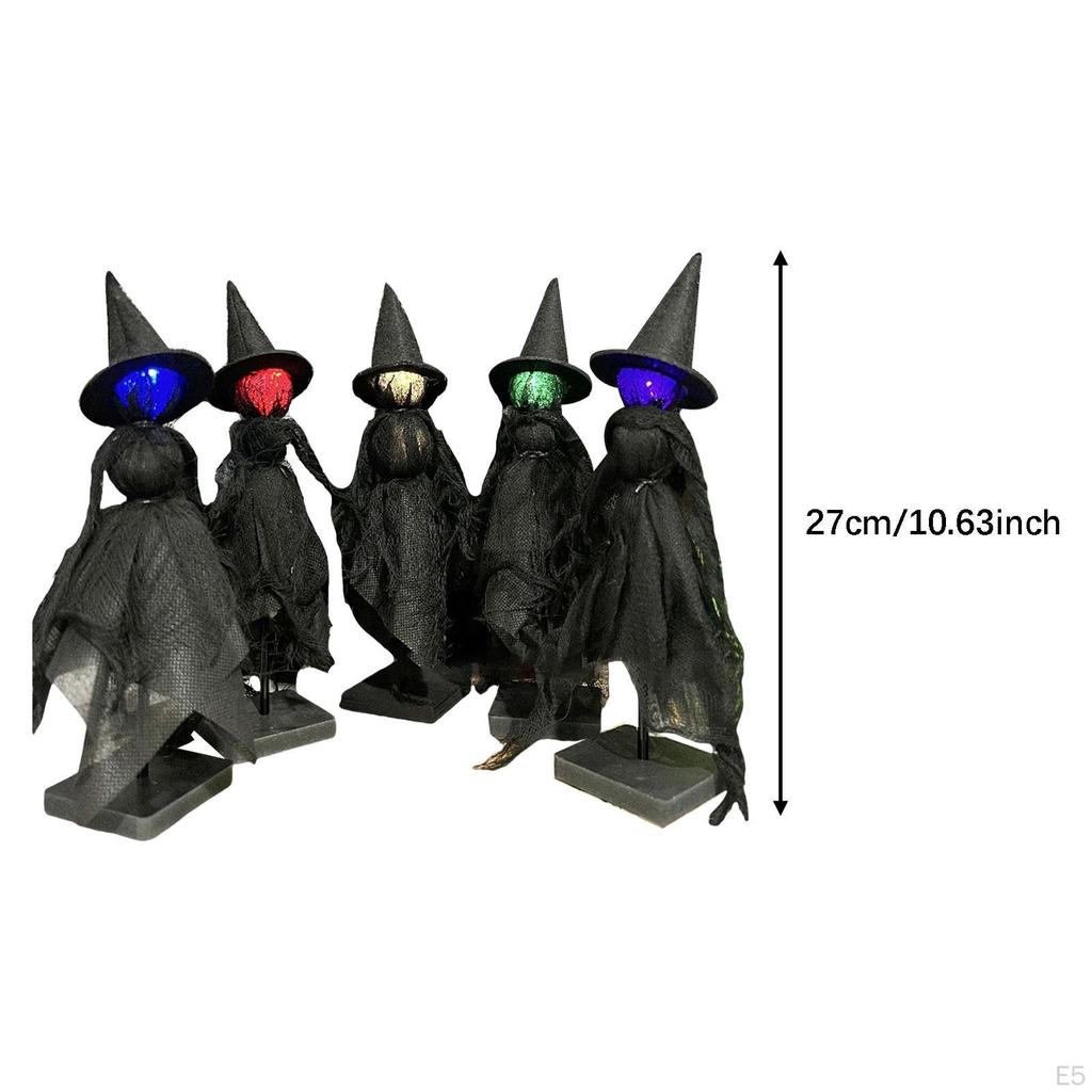 Primitive Witch Figurines Landscape Figures DIY Supplies Lightweight Handcraft Sculptures Statues