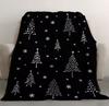 Ultra-Soft Christmas Snowflakes Print Flannel Throw Blanket Sofa Blanket for Bed, Couch, Chair, and Office - Four Seasons Gift