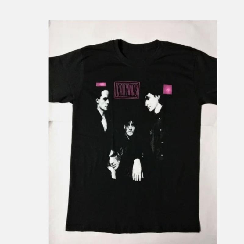 Vintage Caifanes Band Concert Tour Black Tee T Shirt