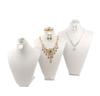 Practical Sturdy Lint Jewelry Bust Stand Small Necklace Display Holder Jewelry Accessory for Trade Show Exhibits