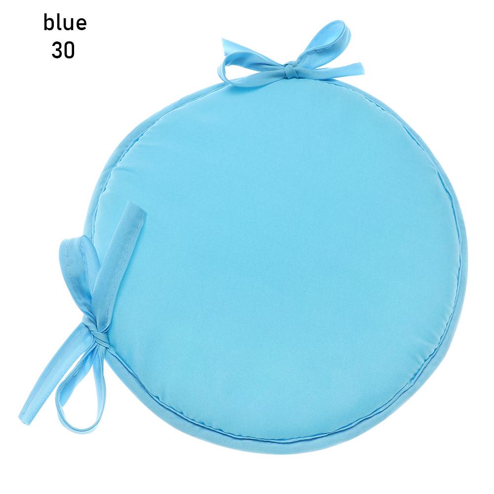 Solid Color Removable Round Kitchen Office Dining Sofa Car Seat Cushion Chair Pads