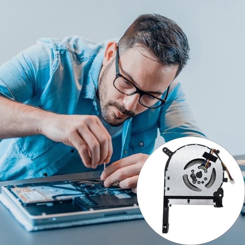 CPU GPU Cooling Fan Notebook Cooling Metal Heat Dissipation Fan for FX506 FX95D FX505GM FX86 FX505 Laptop Notebook