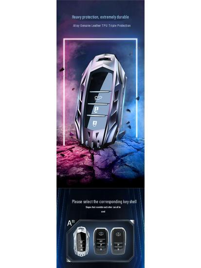 Schlüsselhülle Schutzhülle für Toyota: Highlander, Prado, Corolla, Levin, Crown, Alphard, RAV4