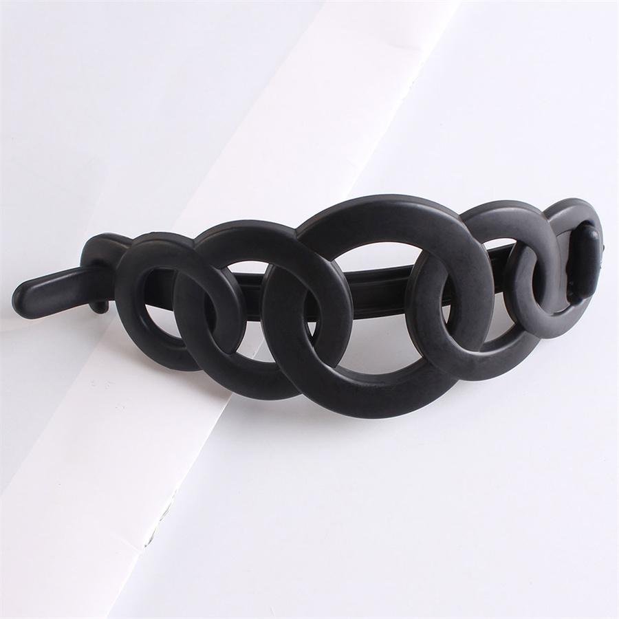 New Fashion Hair Clip for Women's Back Head Banana Clip Vertical Clip High-end Twisted Clamp Headdress Temperament Ponytail Clip